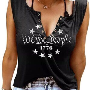 We the People Sleeveless Shirt Size S
